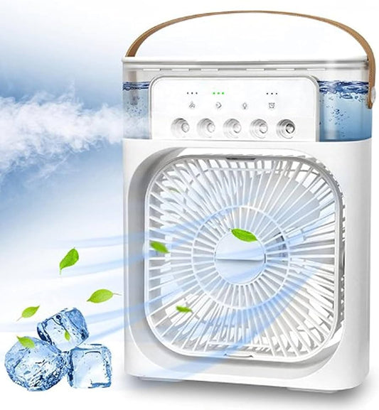 Ventilador Climatizador con Pulverizador Portáti